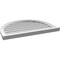 Ekena Millwork Round Top Surface Mount PVC Gable Vent w/ 2"W x 2"P Brickmould Sill Frame, 32"W x 24"H GVPRT32X2403SN - alternate 5